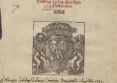 Konstytucje Statuta i Przywileje na Sejmach Walnych Koronnych od 1550 do 1581 roku, Kraków 1583. Biblioteka Archiwum Państwowego w Piotrkowie Trybunalskim, sygn. 3398.